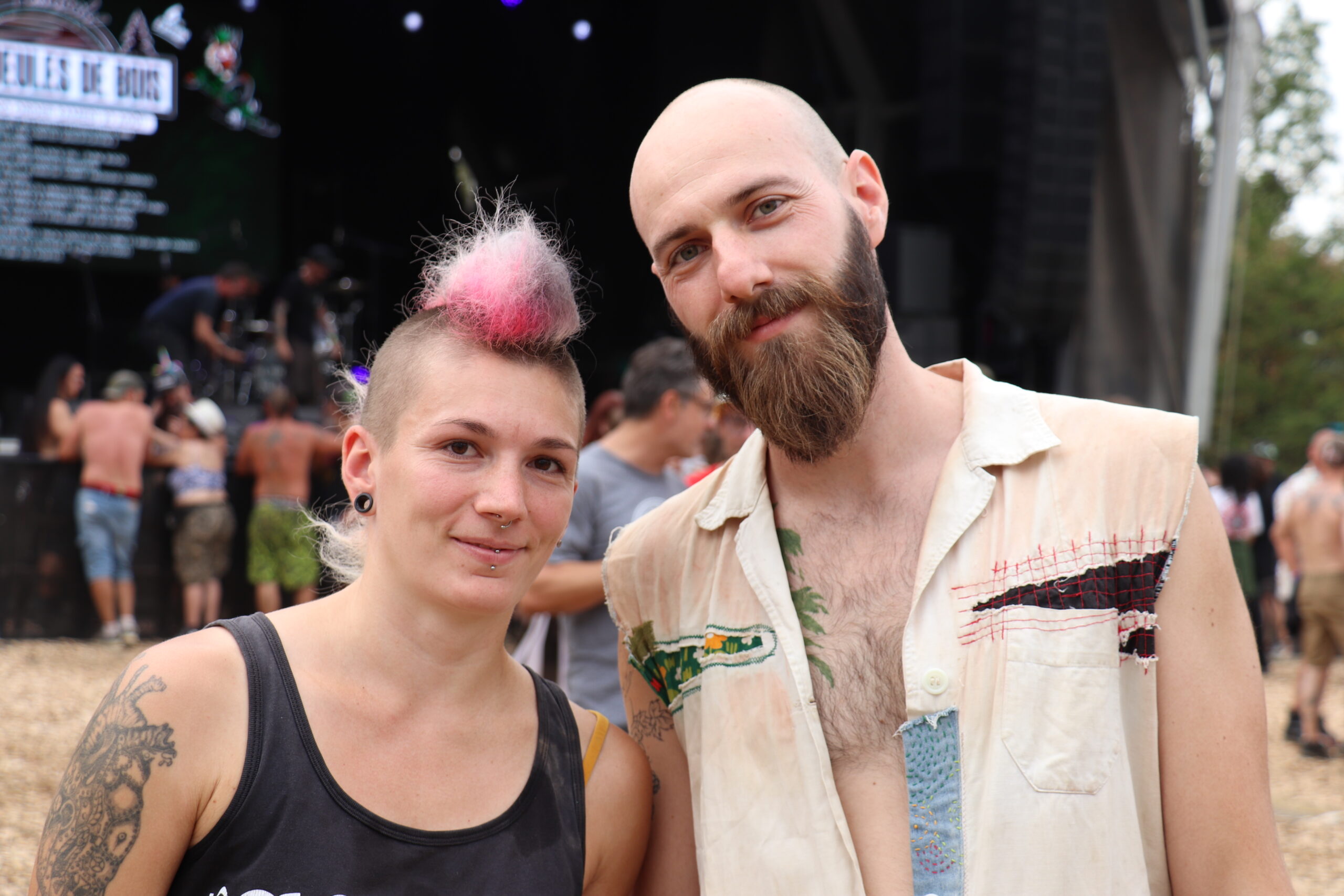 Amélie et Damien au festival Les Gueules de Bois