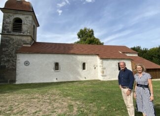 Inauguration église du château de Maillat