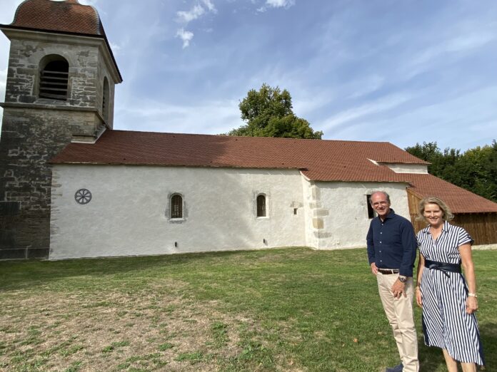 Inauguration église du château de Maillat