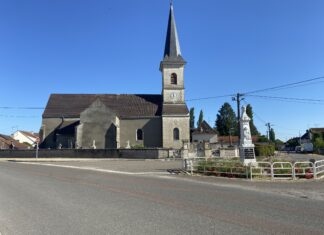 Eglise randonnée Labergement Auxonne Saône