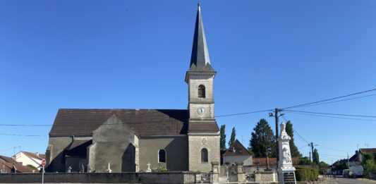 Eglise randonnée Labergement Auxonne Saône