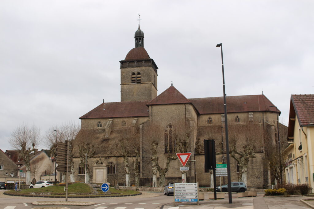 L'église d'orgelet à visiter dans le Jura