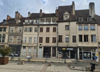 immeubles Auxonne risque effondrement
