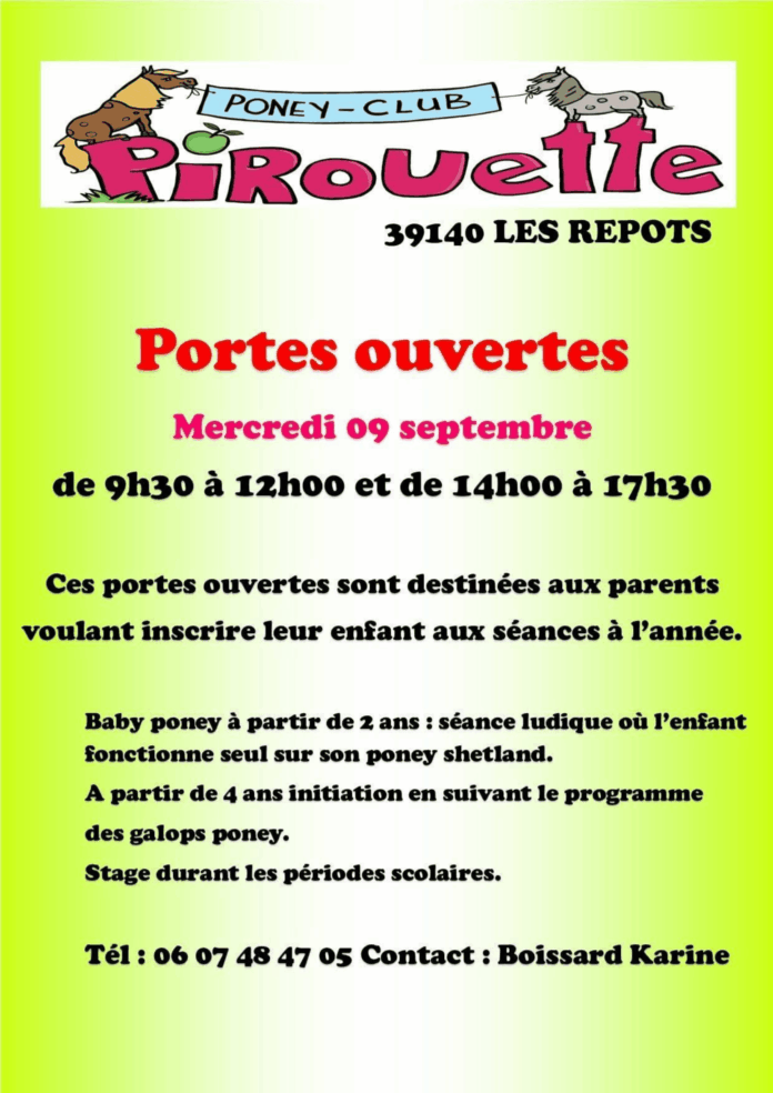 Poney Club Pirouette Les Repots