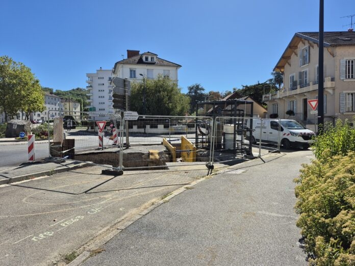 travaux réseau de chaleur
