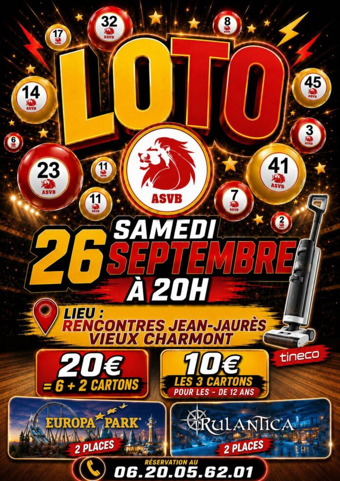 Affiche loto ASV