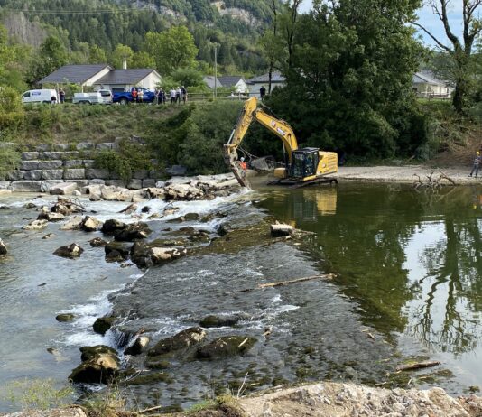 Chassal-Molinges. Les travaux pour la renaturation de la Bienne ont débuté Les travaux de renaturation de la Bienne
