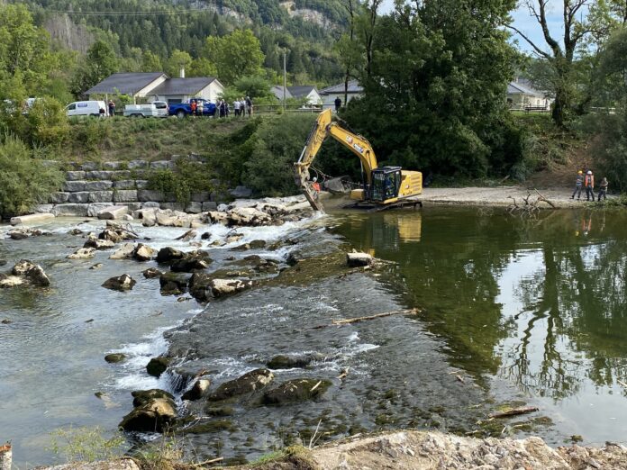Les travaux de renaturation de la Bienne
