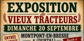 Exposition de vieux tracteurs – Montpont-en-Bresse