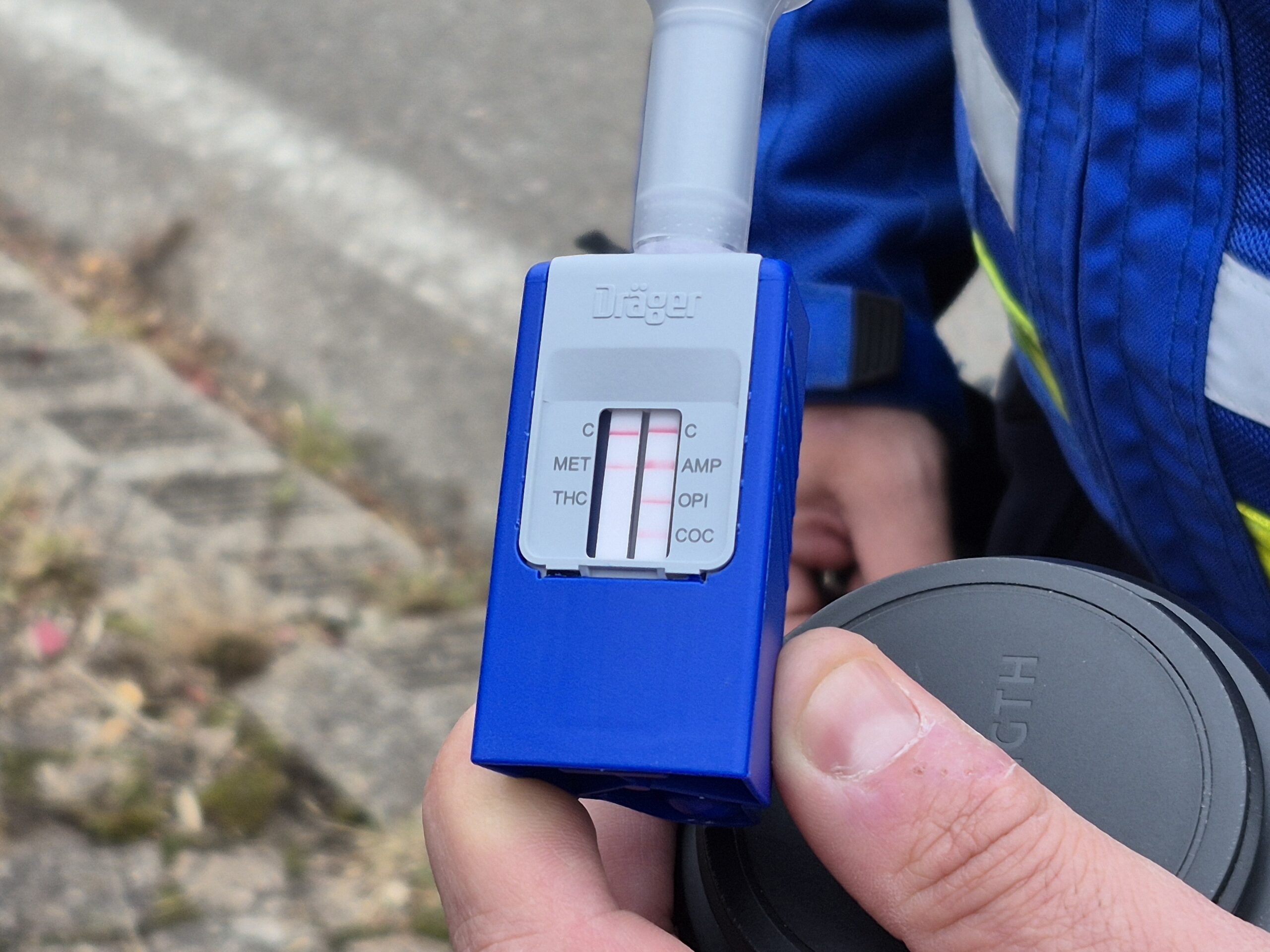 Contrôle routier des gendarmes à Clairvaux-les-Lacs