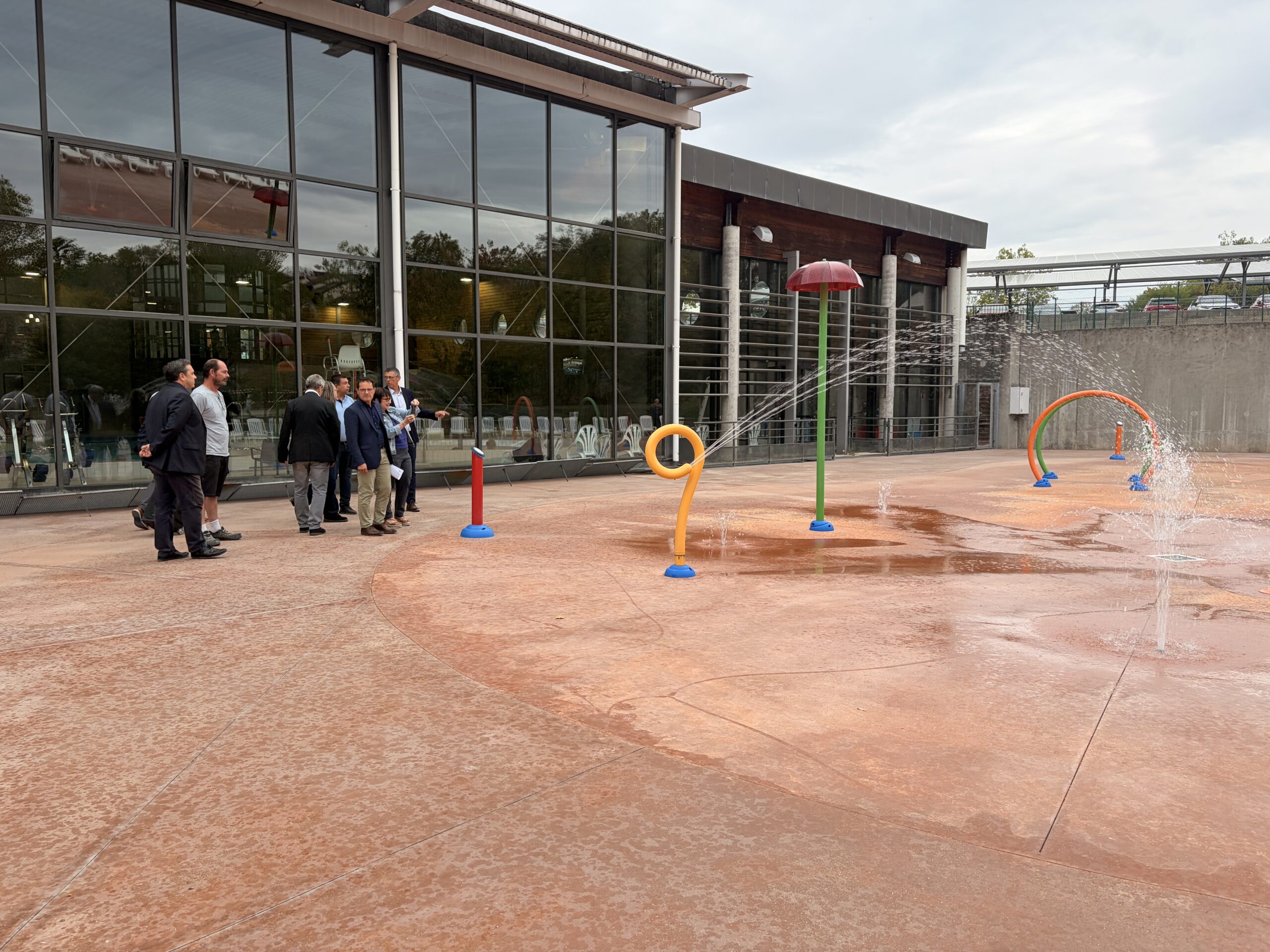 Zone Splash Pad du centre nautique Aqua’Rel rénovée