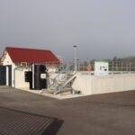 Station d’épuration de la fromagerie d’Arinthod, vue extérieure